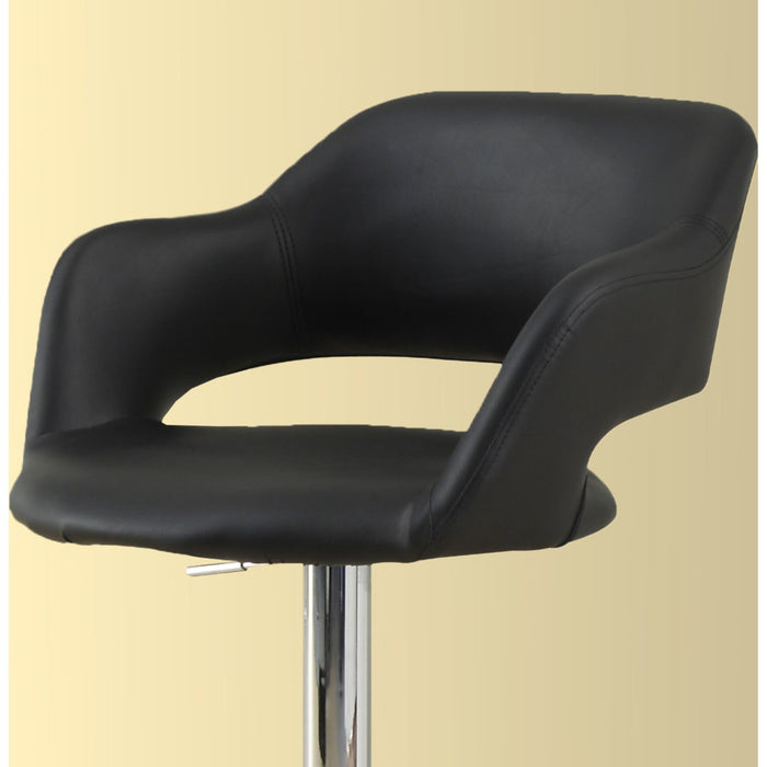 Faux Leather Adjustable Height Stool