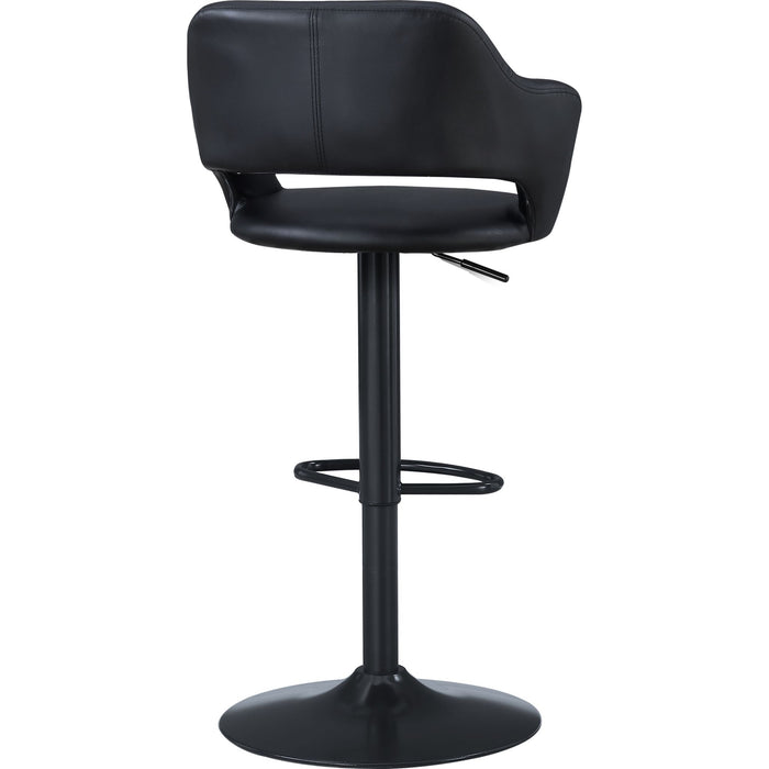 Faux Leather Adjustable Height Stool
