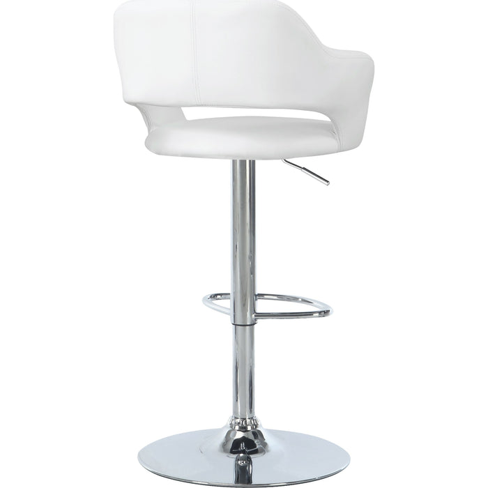 Faux Leather Adjustable Height Stool
