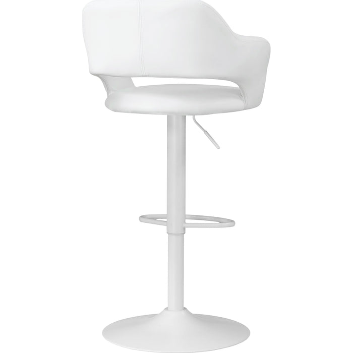 Faux Leather Adjustable Height Stool