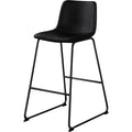 Faux Leather Bar Height Stool