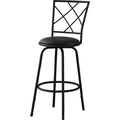 Faux Leather Bar Height Stool