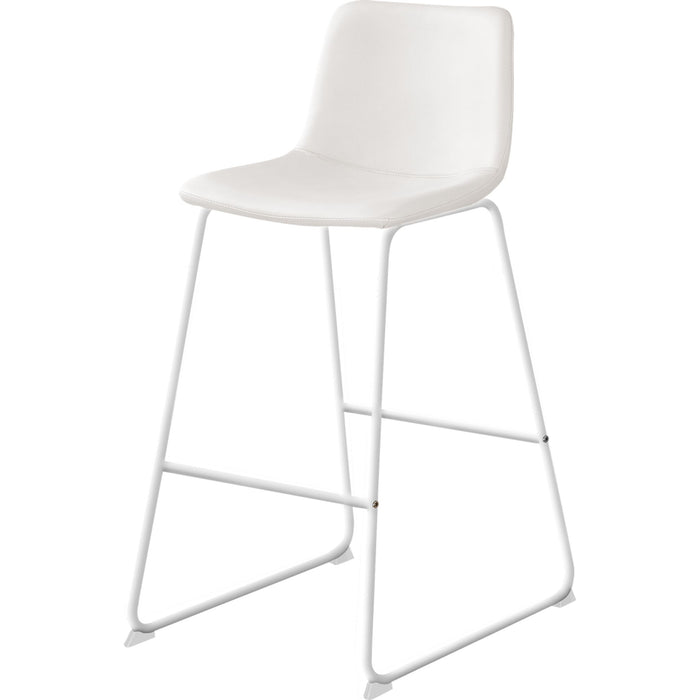Faux Leather Bar Height Stool