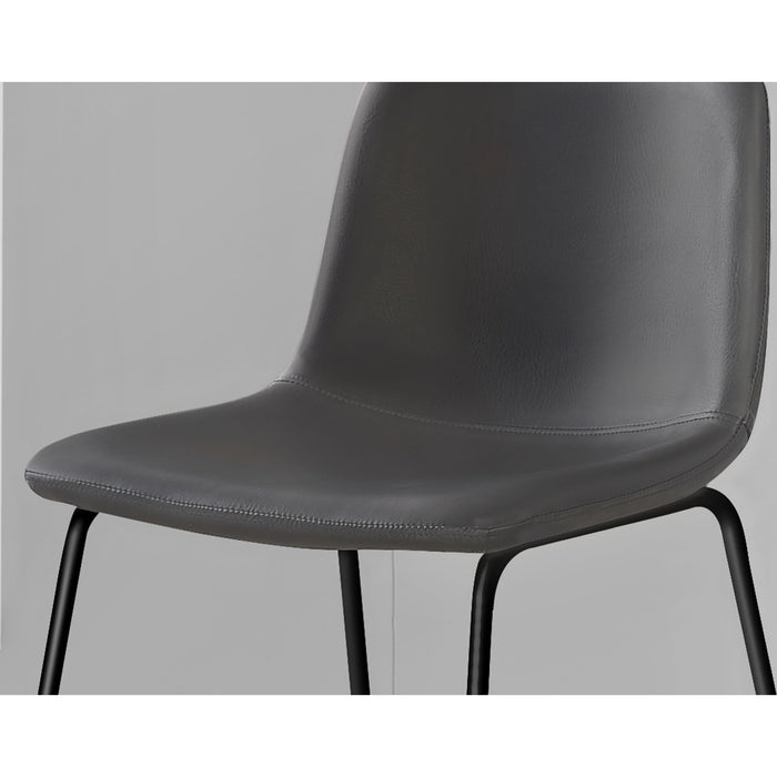 Faux Leather Bar Height Stool