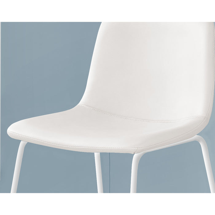 Faux Leather Bar Height Stool