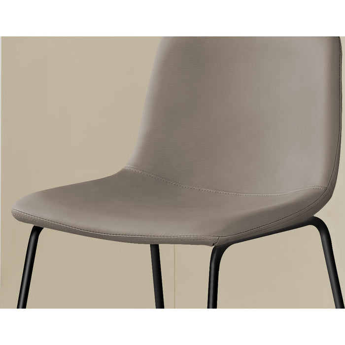 Faux Leather Bar Height Stool