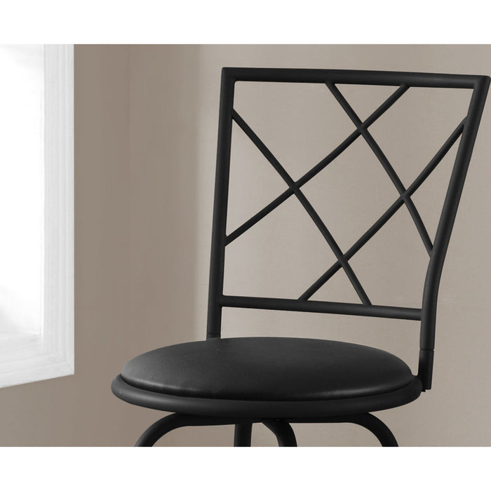 Faux Leather Bar Height Stool