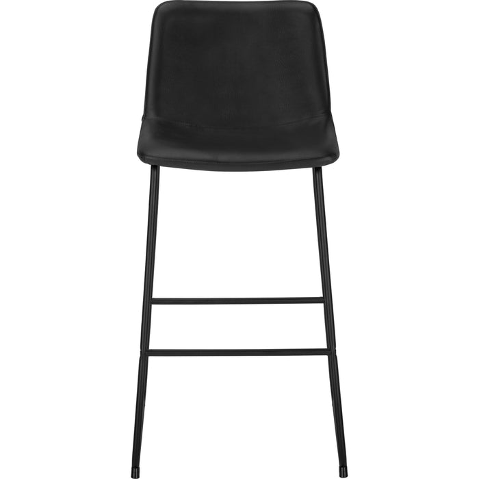 Faux Leather Bar Height Stool
