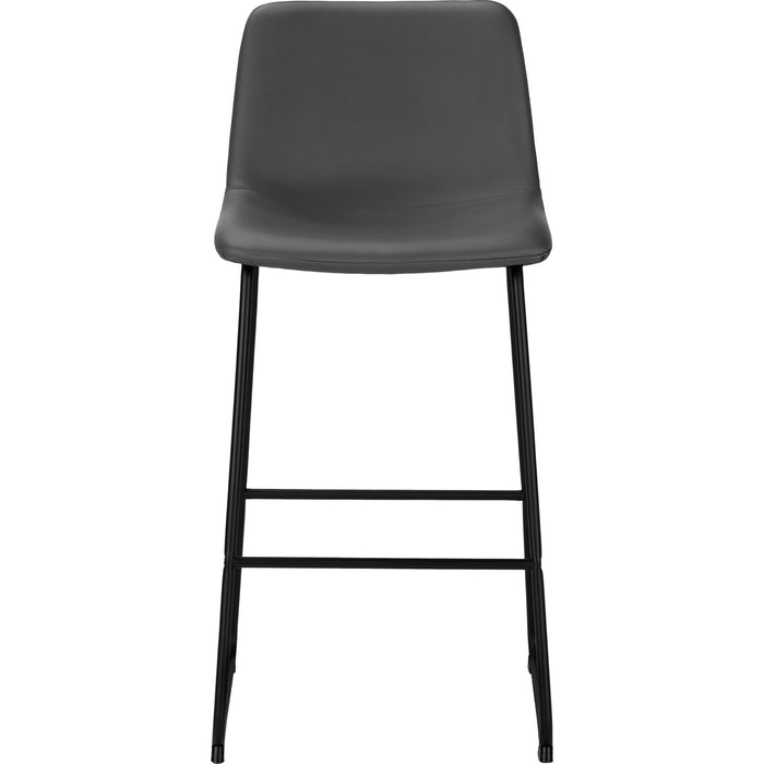 Faux Leather Bar Height Stool