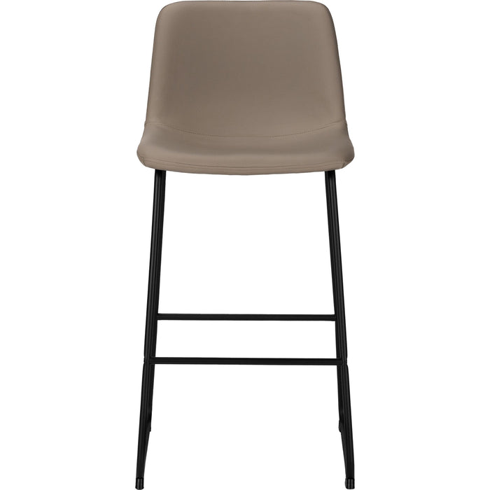 Faux Leather Bar Height Stool