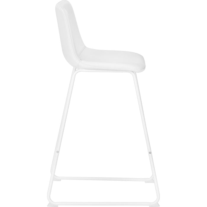 Faux Leather Bar Height Stool