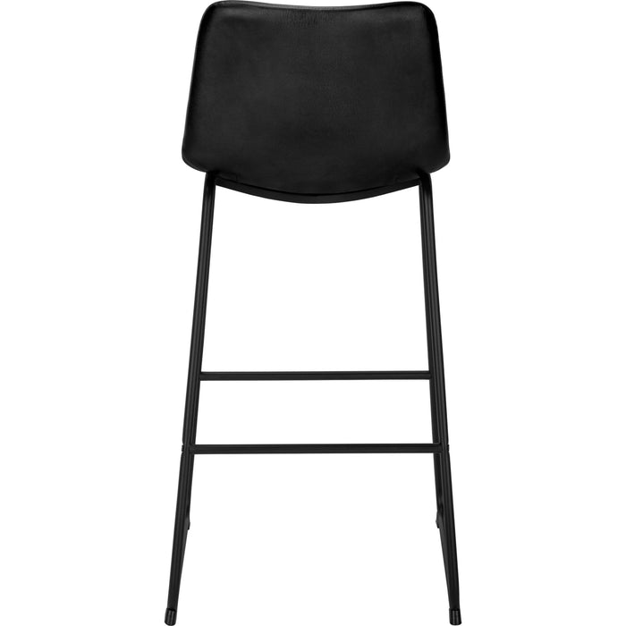 Faux Leather Bar Height Stool