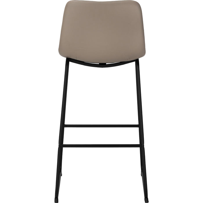 Faux Leather Bar Height Stool