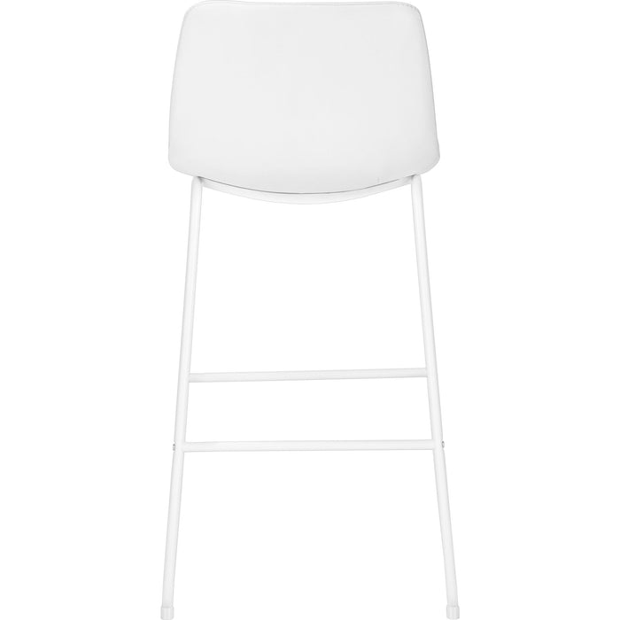 Faux Leather Bar Height Stool