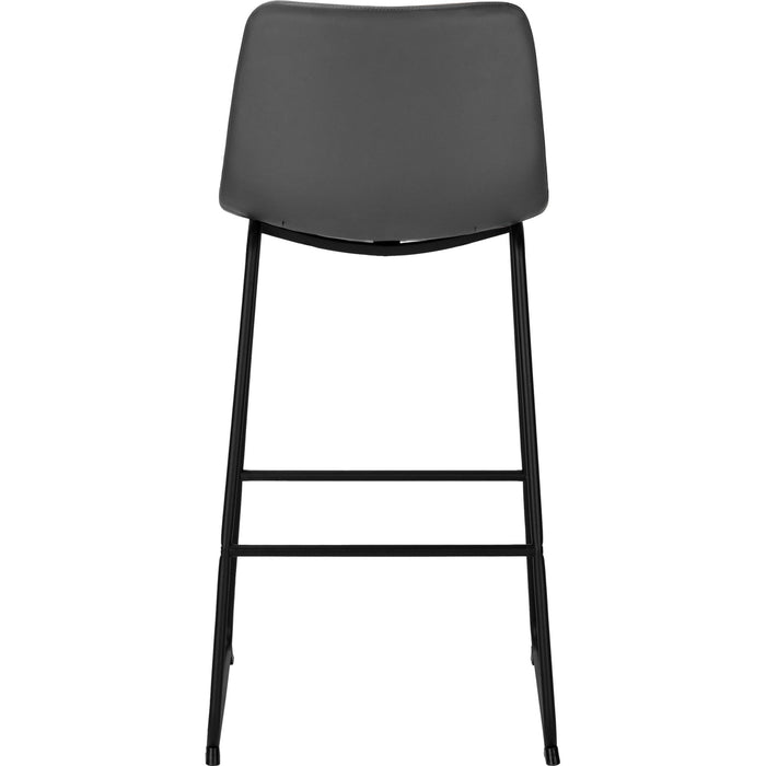 Faux Leather Bar Height Stool