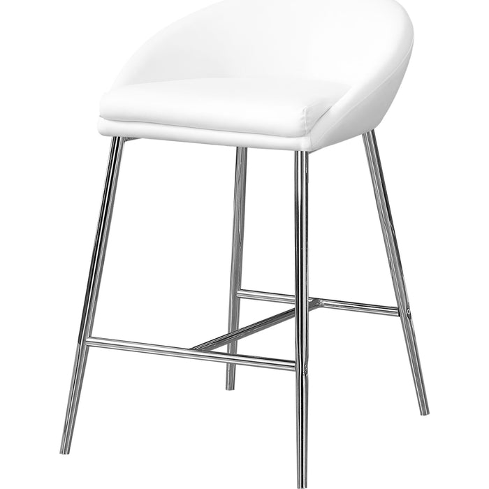 Faux Leather Counter Height Stool