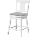 Faux Leather Counter Height Stool