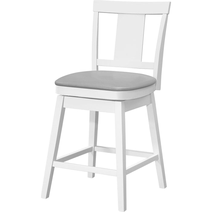 Faux Leather Counter Height Stool