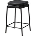 Faux Leather Counter Height Stool