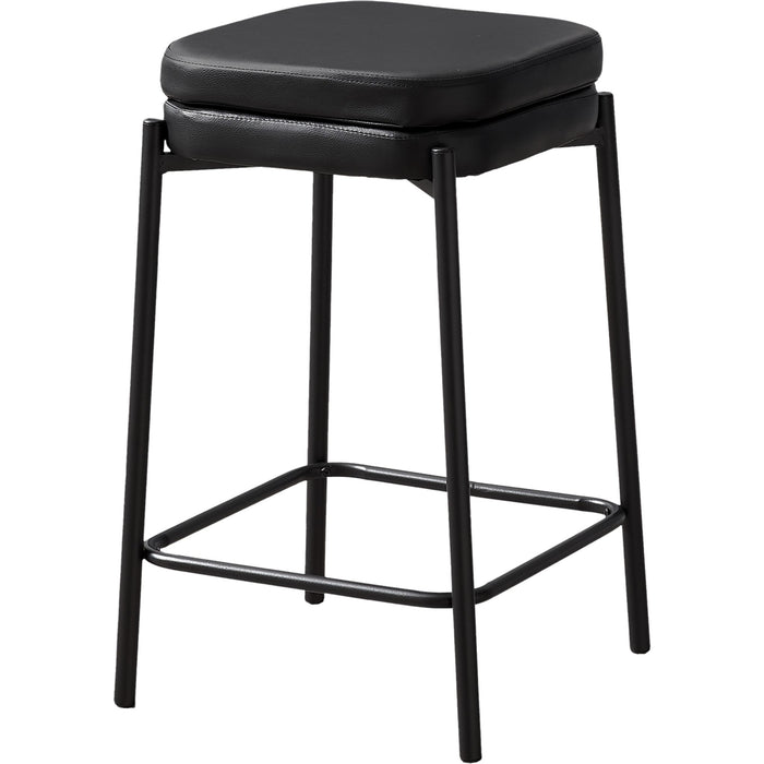 Faux Leather Counter Height Stool