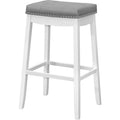 Faux Leather Counter Height Stool
