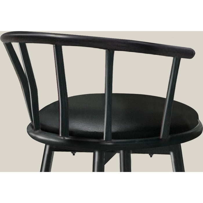 Faux Leather Counter Height Stool