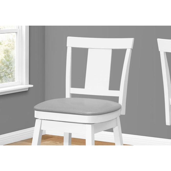 Faux Leather Counter Height Stool