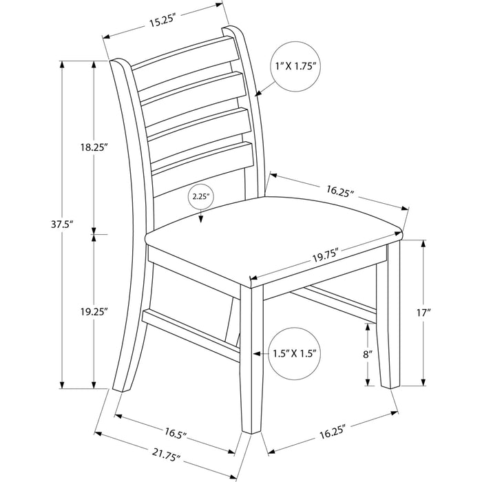 Faux Leather Dining Chair (Set of 2)