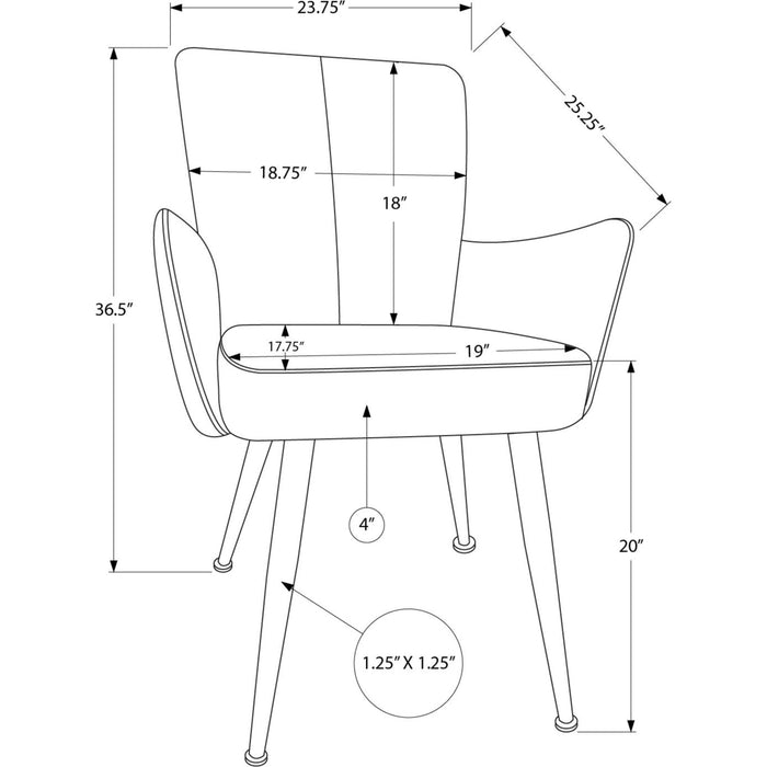 Faux Leather Dining Chair (Set of 2)