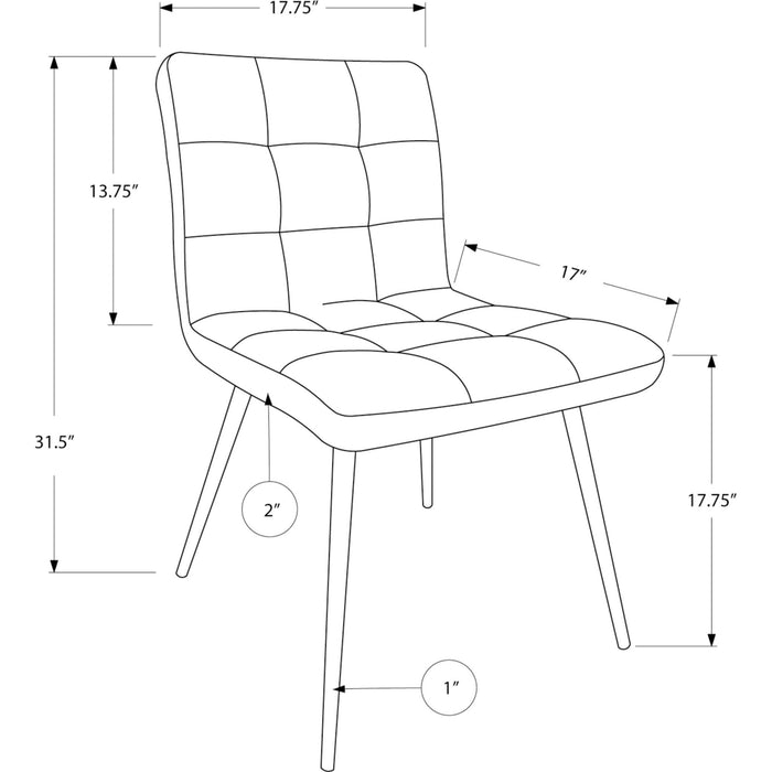 Faux Leather Dining Chair (Set of 2)