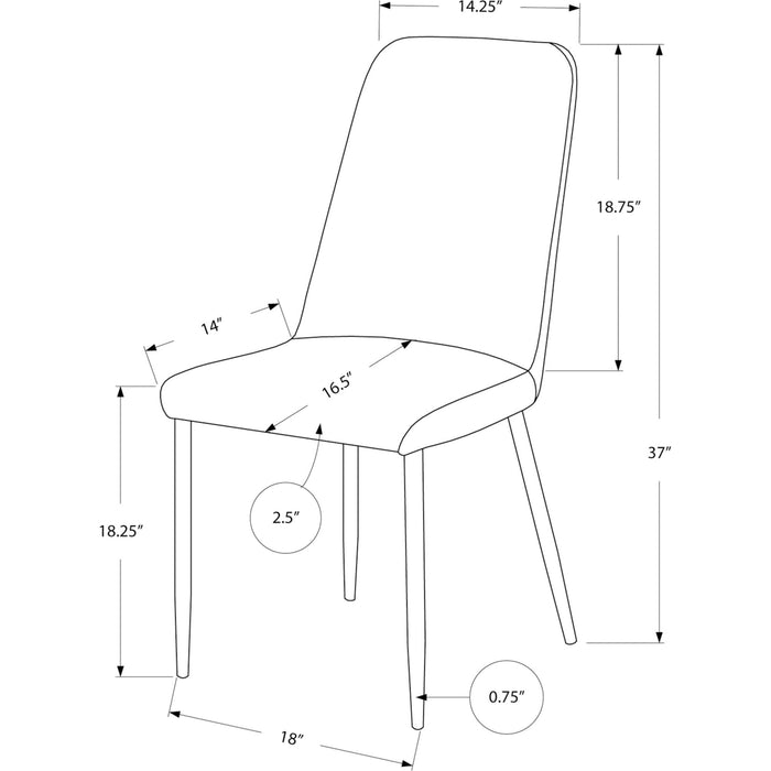 Faux Leather Dining Chair (Set of 2)