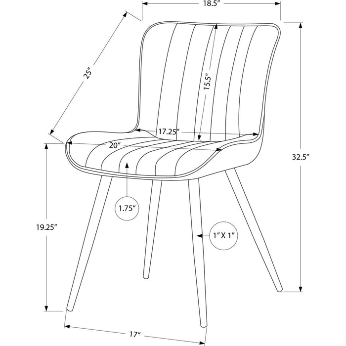 Faux Leather Dining Chair (Set of 2)
