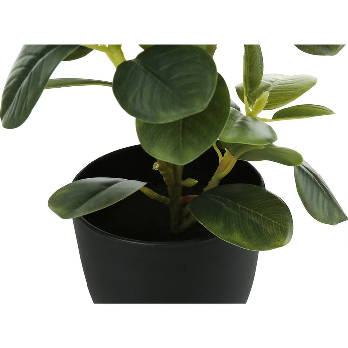 Ficus Elastica - 14" Artificial Plant (Set of 2) in a 4" Pot
