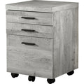 Filing Cabinet - 3 Drawer - Castors