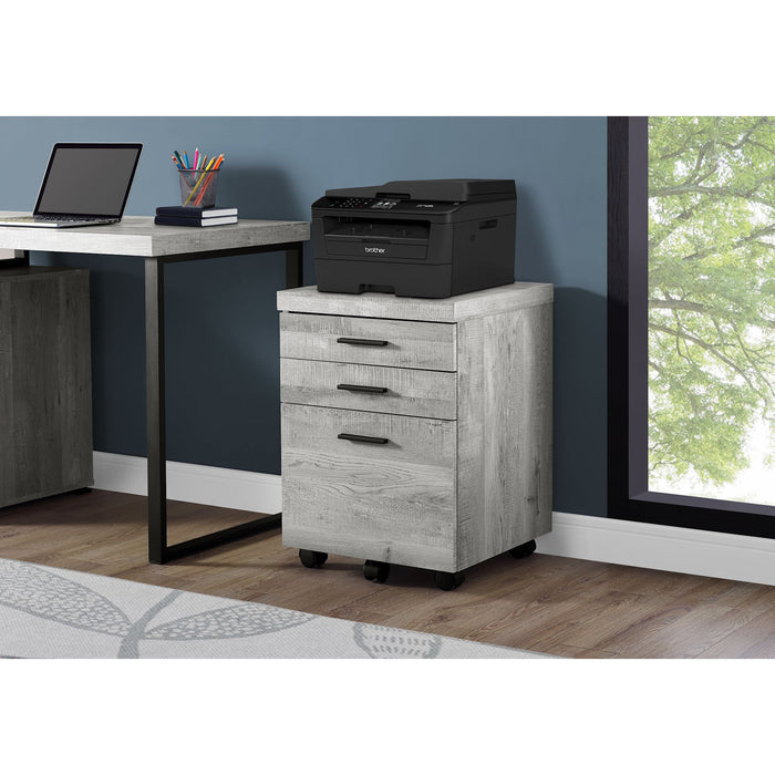 Filing Cabinet - 3 Drawer - Castors
