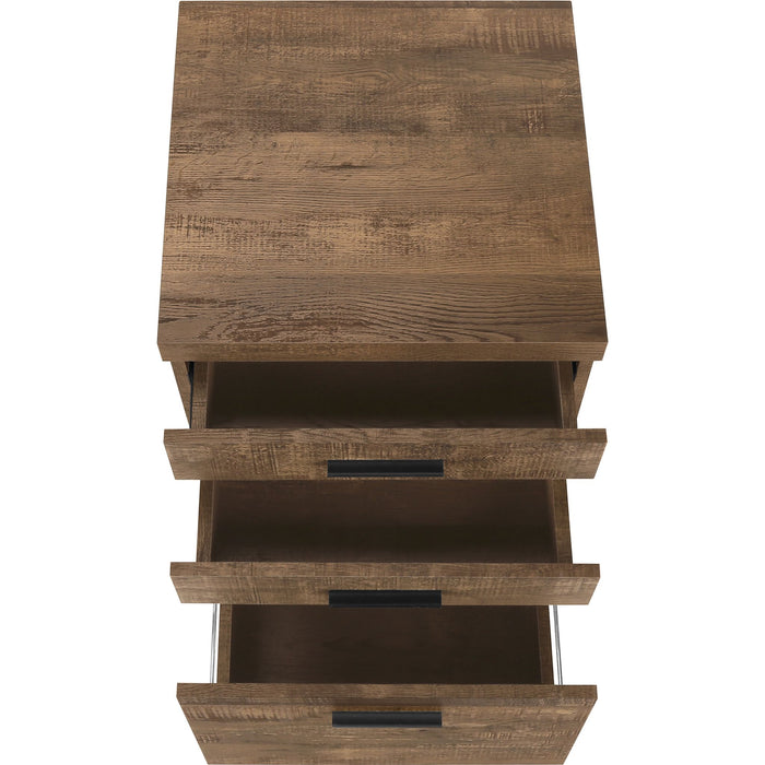 Filing Cabinet - 3 Drawer - Castors