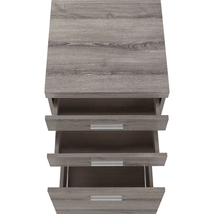 Filing Cabinet - 3 Drawer - on Castors