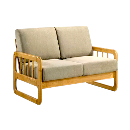 Flasin Wooden Sofa Set – Ash