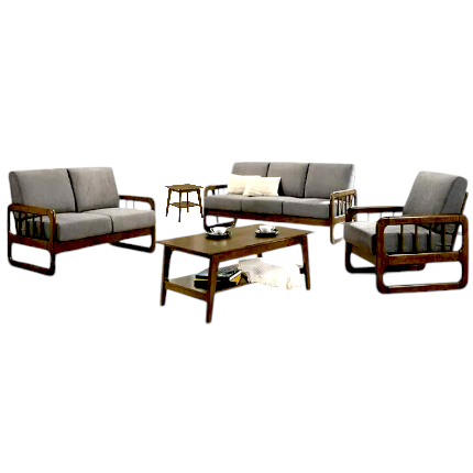 Flasin Wooden Sofa Set – WN