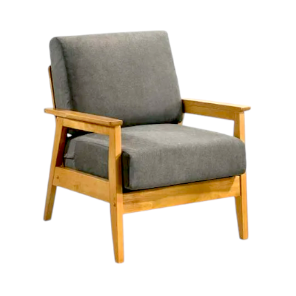 Flovin Wooden Sofa Set – Ash