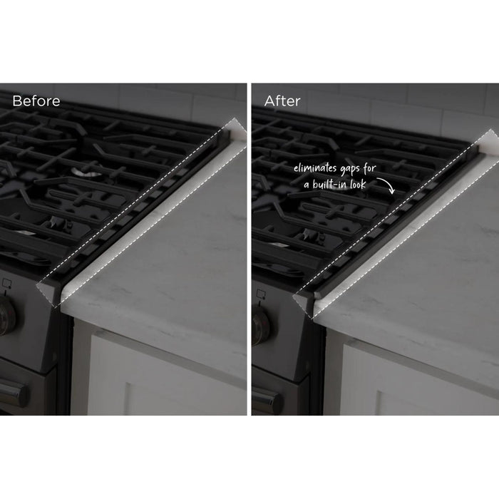 Frigidaire Front Control Freestanding Range 4-Piece Gas Trim Kit - Dark Stainless Steel (11NBSTGSDS)