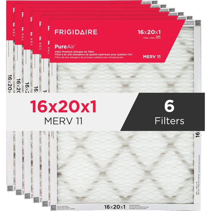 Frigidaire PureAir HVAC 16X20X1 MERV 11-6 PK -  (HVAC1620116)