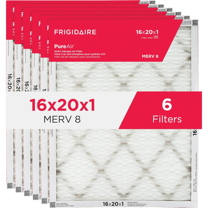 Frigidaire PureAir HVAC 16X20X1 MERV 8-6 PK -  (HVAC162086)