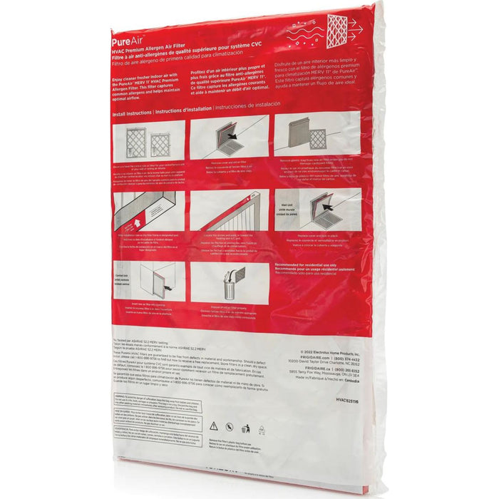 Frigidaire PureAir HVAC 16X25X1 MERV 11-6 PK -  (HVAC1625116)