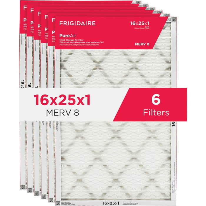 Frigidaire PureAir HVAC 16X25X1 MERV 8-6PK -  (HVAC162586)