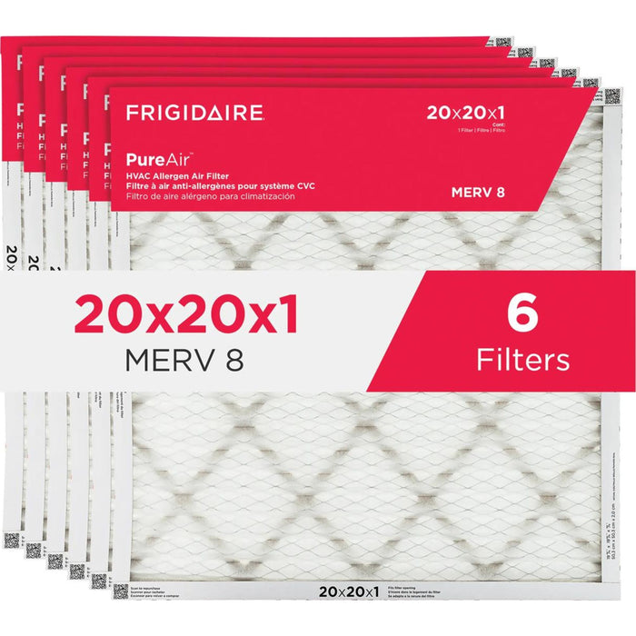 Frigidaire PureAir HVAC 20X20X1 MERV 8-6 PK -  (HVAC202086)