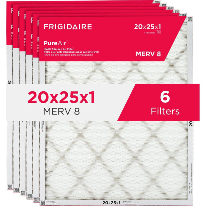 Frigidaire PureAir HVAC 20X25X1 MERV 8-6 PK -  (HVAC202586)