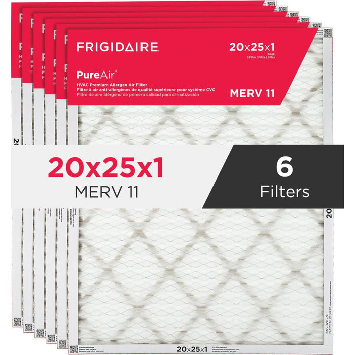 Frigidaire PureAir HVAC 20X25X1 MERV11-6 PK - White (HVAC2025116)