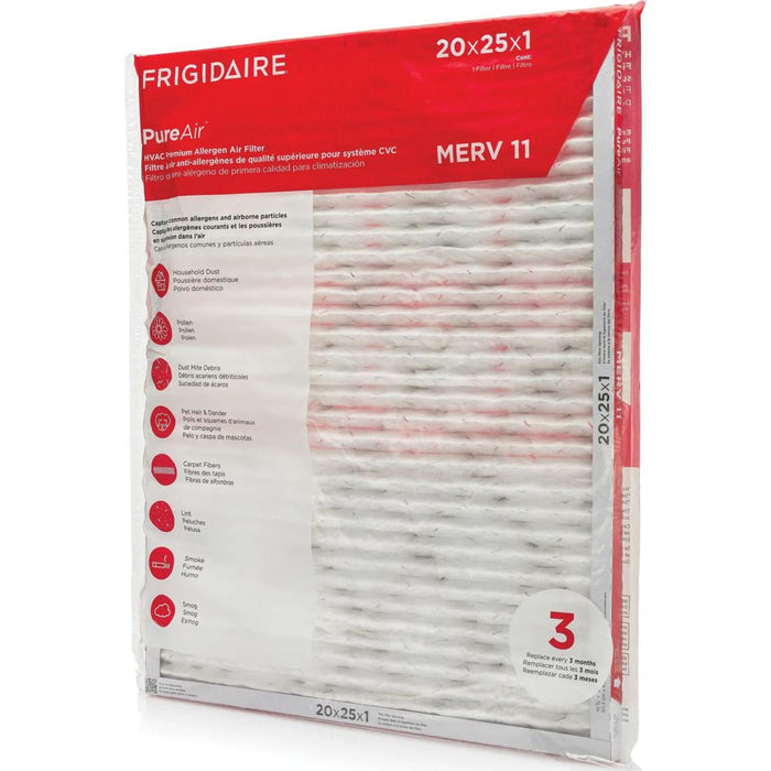Frigidaire PureAir HVAC 20X25X1 MERV11-6 PK - White (HVAC2025116)