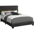 Full Upholstered Bed - Black